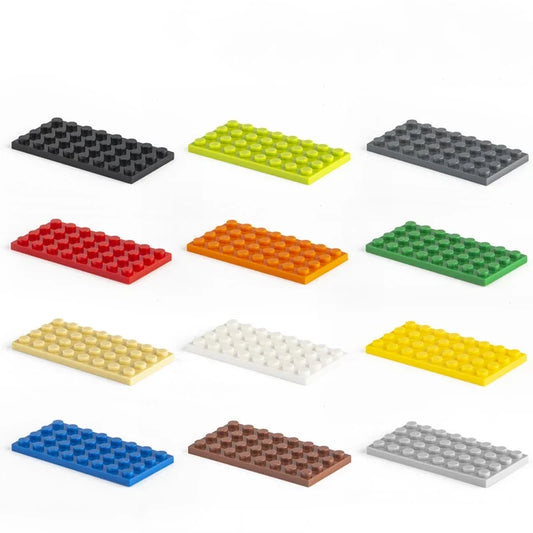 20pcs 4x8 Dot Baseplate Building Blocks - 3035 Bricks Accessories DIY Classic Educational Toys for Kids