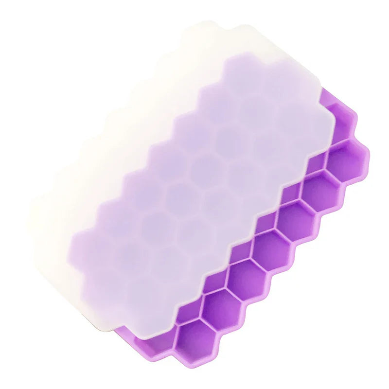37-Grid Silicone Meatball Mold with Lid — Honeycomb Rice Ball Maker for Fish Balls, Beef Balls, and Kitchen Meat Tools