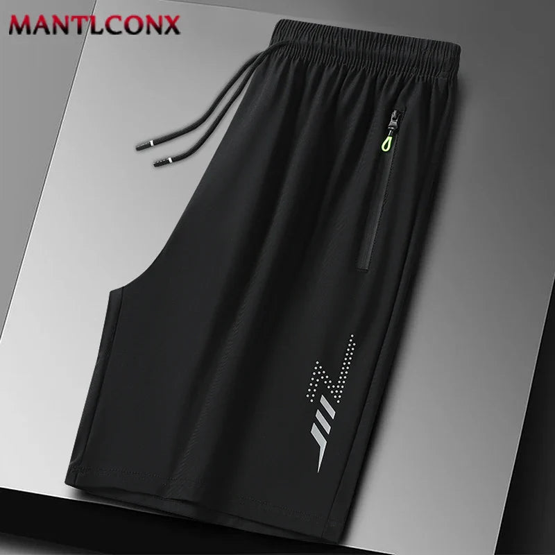 Men's Summer Sport Shorts – Cool Running, Gym & Fitness Training Shorts in Black and Gray