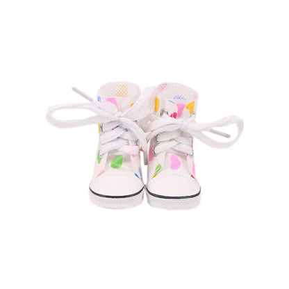 5CM Doll Snow Boots – Pop Plush Canvas Shoes for 14.5" Dolls, 32-36CM Paola Reina & 20CM Cotton Dolls Accessories