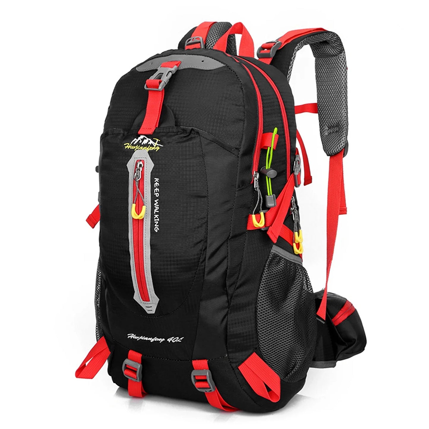 40L Waterproof Travel Backpack - Water Resistant Hiking Daypack With Laptop Compartment For Camping, Trekking & Outdoor Adventures