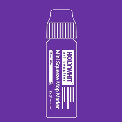 Mini Graffiti Paint Marker Pen - 12mm Waterproof Fluorescent Ink Signature Pen with Round Tip for Art, DIY & Creative Projects