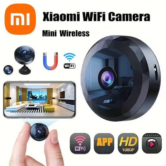 Xiaomi A11 Mini WiFi Security Camera - 1080P HD Wireless Rechargeable Monitoring Camera with Motion Detection & Remote Video Recording