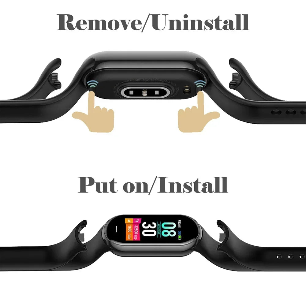 Waterproof Silicone Sport Strap for Xiaomi Mi Band 8/9 NFC – Replacement Smartwatch Bracelet