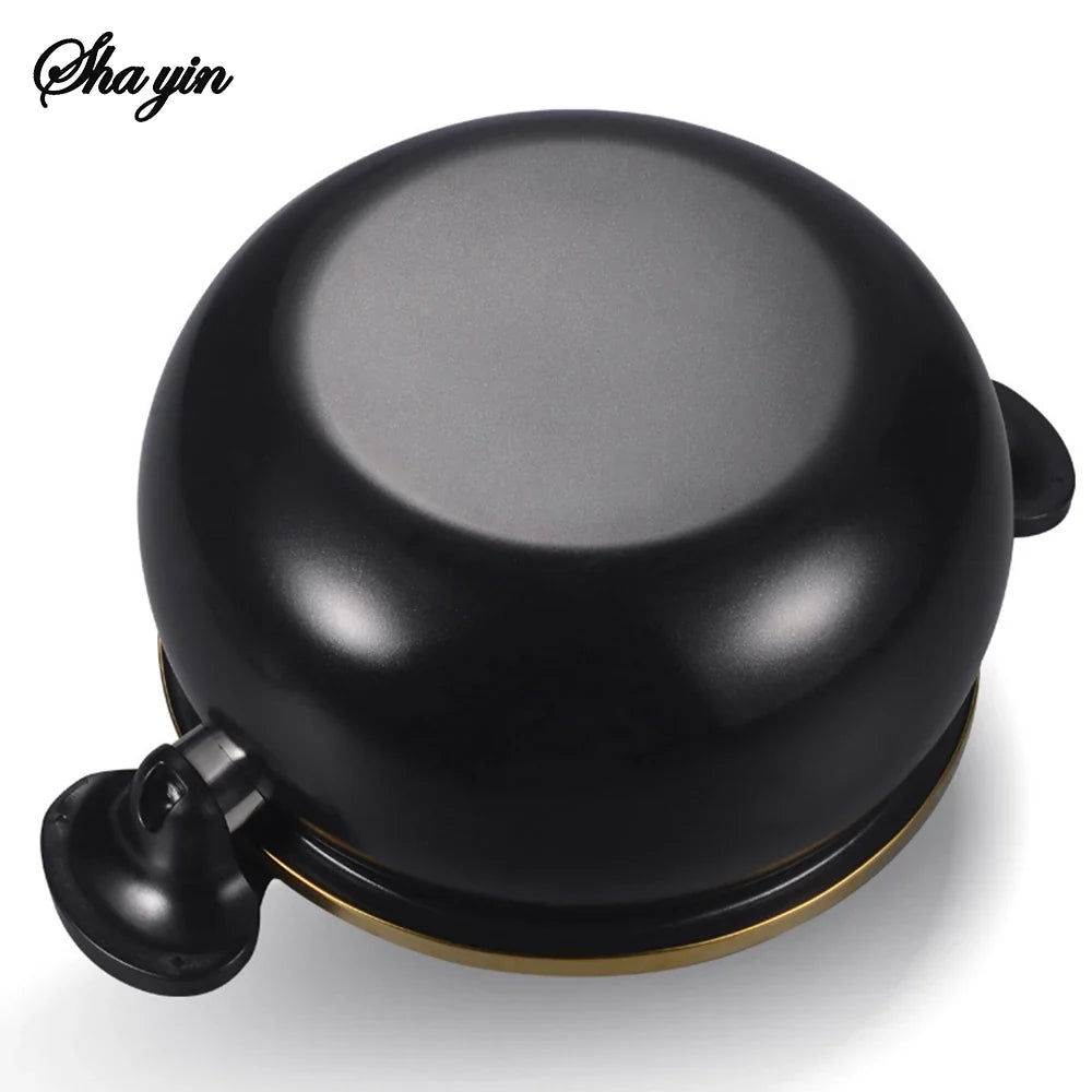 7L Chubby Micro Pressure Pot - Large Capacity Non-Stick Multi-Functional Stew Pot for Gas & Induction Cooking