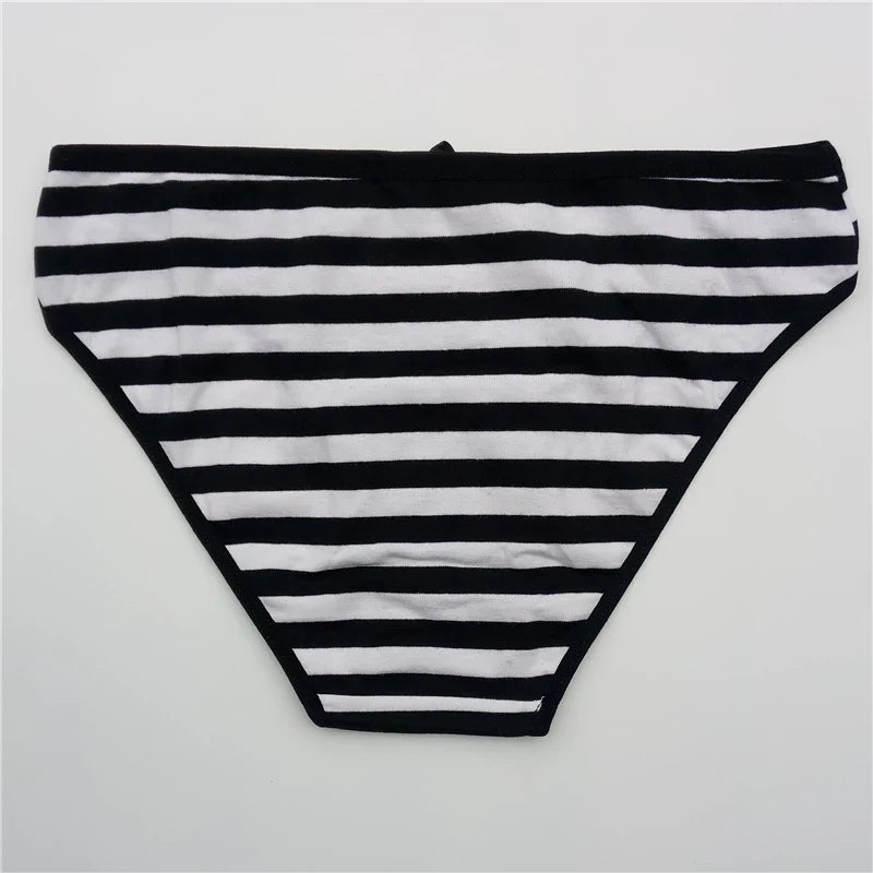 5 Pcs Women’s Cotton Panties Set - Soft Bikini Briefs Sexy Ladies Underwear Comfortable Everyday Briefs