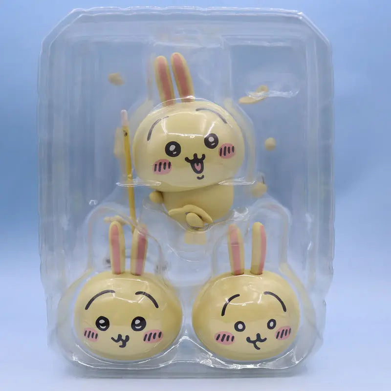 Cute Chiikawa Usagi Action Figure — Kawaii Anime Model Collectible Doll Set for Desk Decoration & Gift
