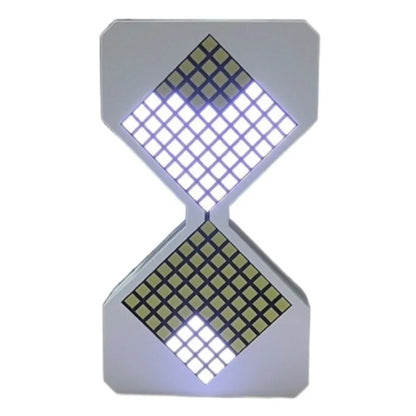 Cyber Style LED Electronic Hourglass Timer – Gravity Sensing Digital Sand Clock (1–30 Min), DIY Tech Desk Decor & Modern Home Decoration Gadget