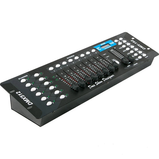 192 DMX Stage Light Controller - Professional 512 DMX Console DJ Lighting Equipment for Stage Shows & Events