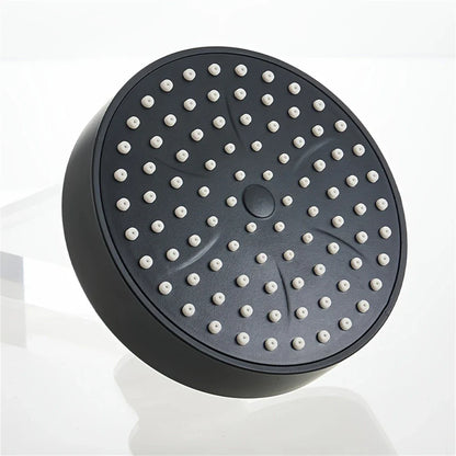 4-Inch Black Bathroom Faucet Replacement Part – Compact Decorative Shower Head Accessory