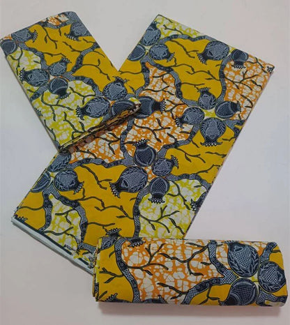 High Quality African Wax Print Fabric - 100% Cotton Soft Ankara Real Wax Fashion Material