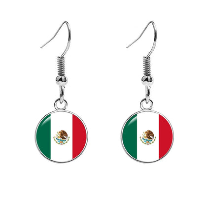 France National Flag Earrings - Multicolor Country Flag Jewelry for Women, Travel Pride & Celebration Gifts