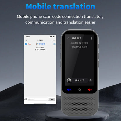 S80 Pro Portable Language Translator – 138 Languages, Voice Translation, 16 Offline Modes, ChatGPT Function