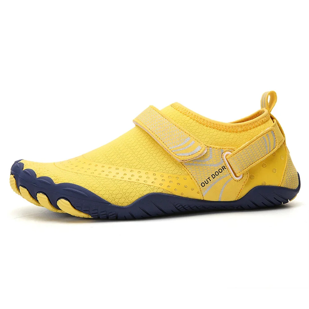 Men & Women Five-Finger Water Shoes – Quick-Dry Non-Slip Barefoot Aqua Sneakers for Swimming & Outdoor