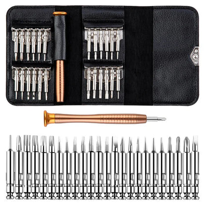 Precision Magnetic Screwdriver Set - Torx Hex Bit Kit for Mobile Phone Repair and Electronics Hand Tools