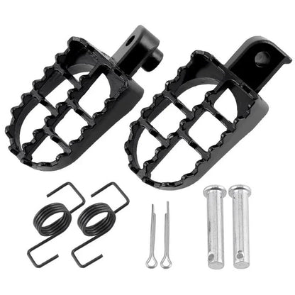 Motorcycle Foot Pegs - Replacement Footrests for Yamaha, Honda CRF/XR Models & Dirt Pit Bikes