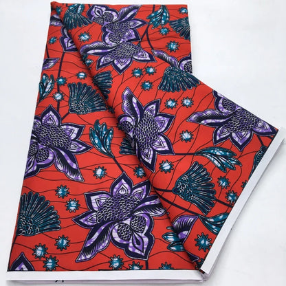 African Wax Print Fabric - Nigerian Ankara Batik Dutch Fabric for Women’s Dresses & Sewing Materials