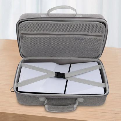 Hard Shell Carrying Case for PS5 Slim — Storage Bag for Console, Controllers & Accessories