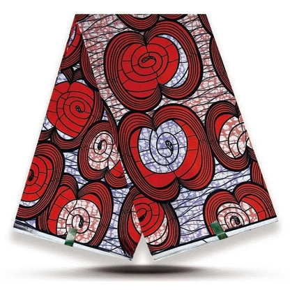 High Quality African Wax Print Fabric - 100% Cotton Soft Ankara Real Wax Fashion Material