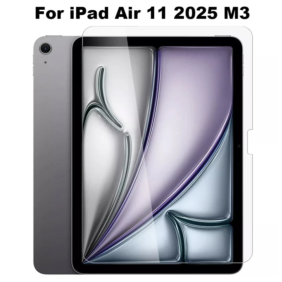 iPad Air 11 2025 M3 Screen Protector - Tempered Glass Protective Film for A3266 A3267 A3270 Tablets