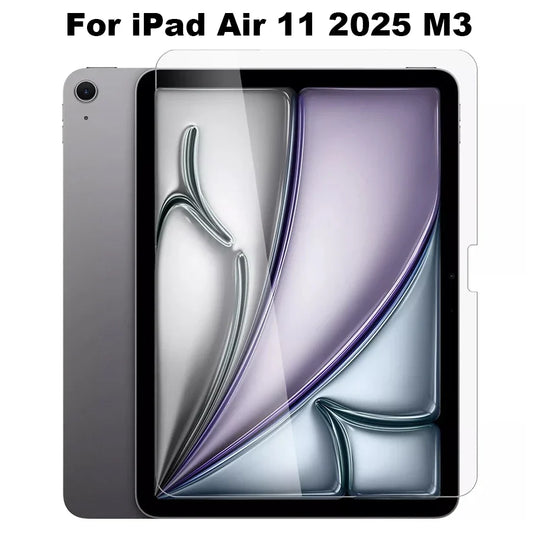 iPad Air 11 2025 M3 Screen Protector - Tempered Glass Protective Film for A3266 A3267 A3270 Tablets