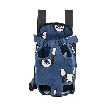 Pet Dog & Cat Carrier Backpack – Camouflage Mesh Outdoor Travel Bag with Breathable Shoulder Straps for Small Pets