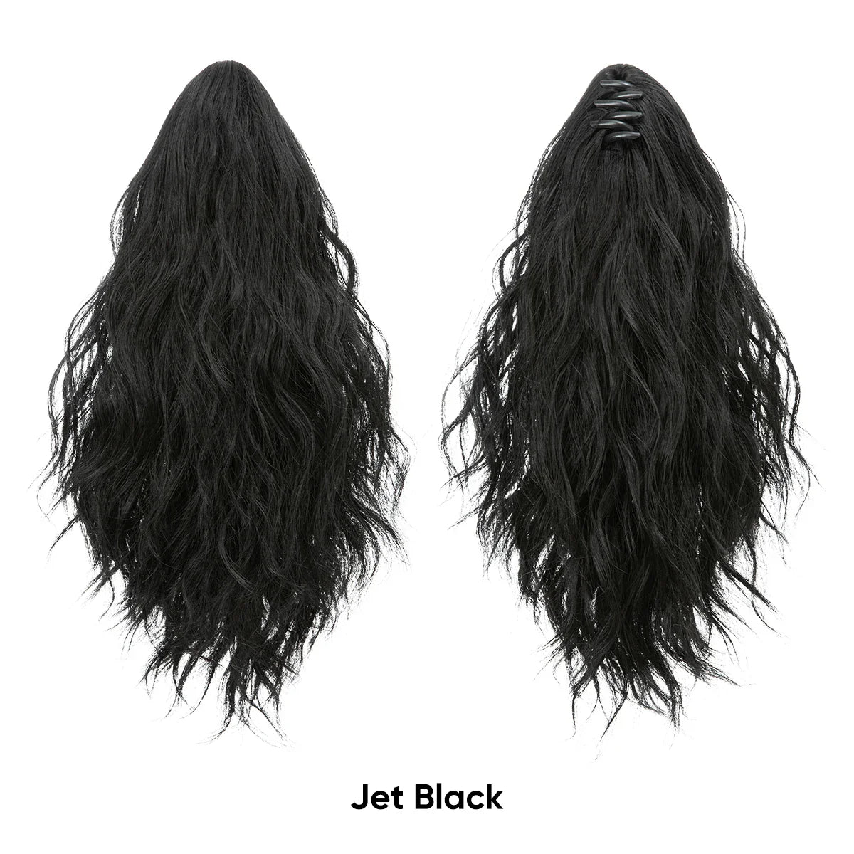 13-Inch Premium Synthetic Curly Claw Clip Ponytail – Blonde Brown Short Hairpiece, Fake Hair Extensions P064
