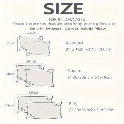Boost Beauty Sleep Silky Satin Pillowcases - Cooling, Hair & Skin-Friendly, Easy-Care Sleep Essentials