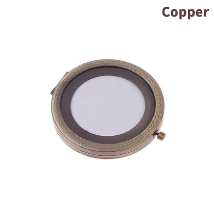 Foldable Mini Square Makeup Mirror - Double-Sided Compact Pocket Vanity Mirror