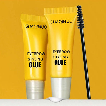 Eyebrow Shaping Gel - Strong Hold Brow Styling Cream with Brush
