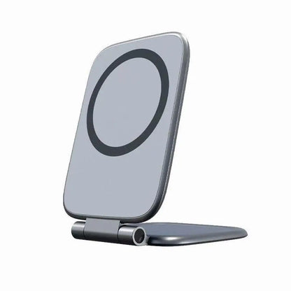 Magnetic Car Phone Holder - Foldable Anti-Shake Dashboard Mount for Navigation