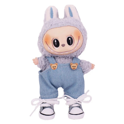3.8cm Doll Shoes for 17cm Labubu Plush Doll – Accessories Gift for Girls