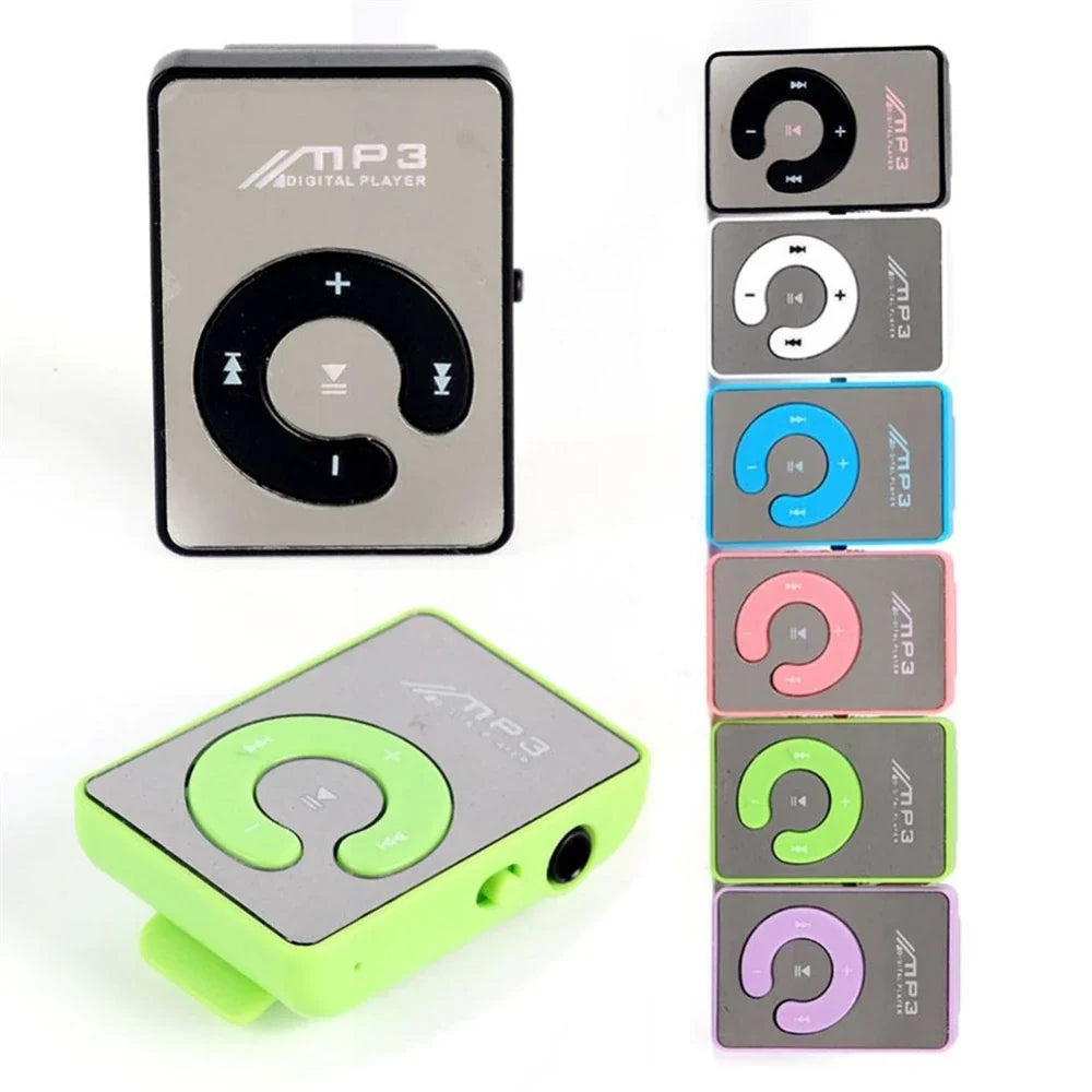 C Key Mini MP3 Player - Portable HiFi USB Music Player with TF Card Support for Sports & Travel