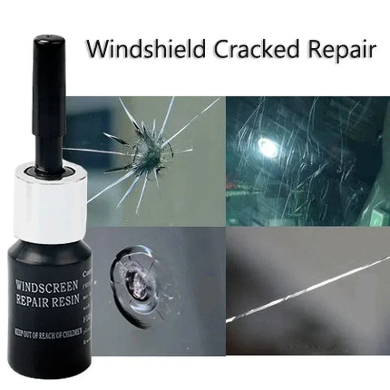 Car Glass Scratch Repair Kit – Windshield Nano Crack & Scratch Resin Repair Fluid Set for Window Glass Restoration Tool Accessories