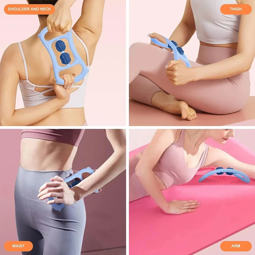 Trigger Point Roller Massager – Deep Tissue Self-Massage Tool for Forearm, Elbow, Hand, Arm & Leg Muscle Pain Relief