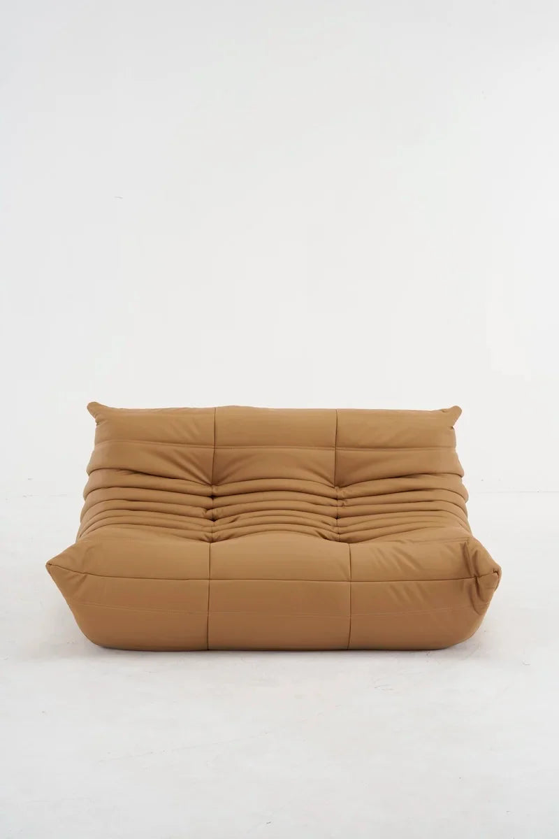 Caterpillar Togo Single Sofa – Tatami-Style Leisure Chair for Living Room or Bedroom, Reading & Relaxing Seat