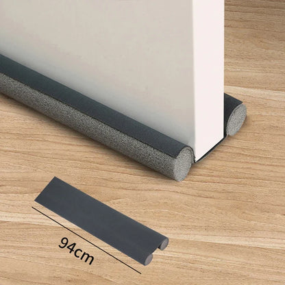 Flexible Door Draft Stopper - Thickened Under Door Seal Strip for Windproof Cold Protection and Gap Blocking