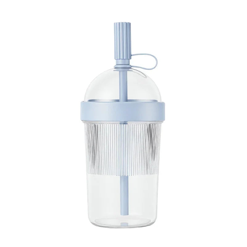 17oz Reusable Coffee Tumbler - Insulated Drink Cup with Lid and Straw for Home Office Travel