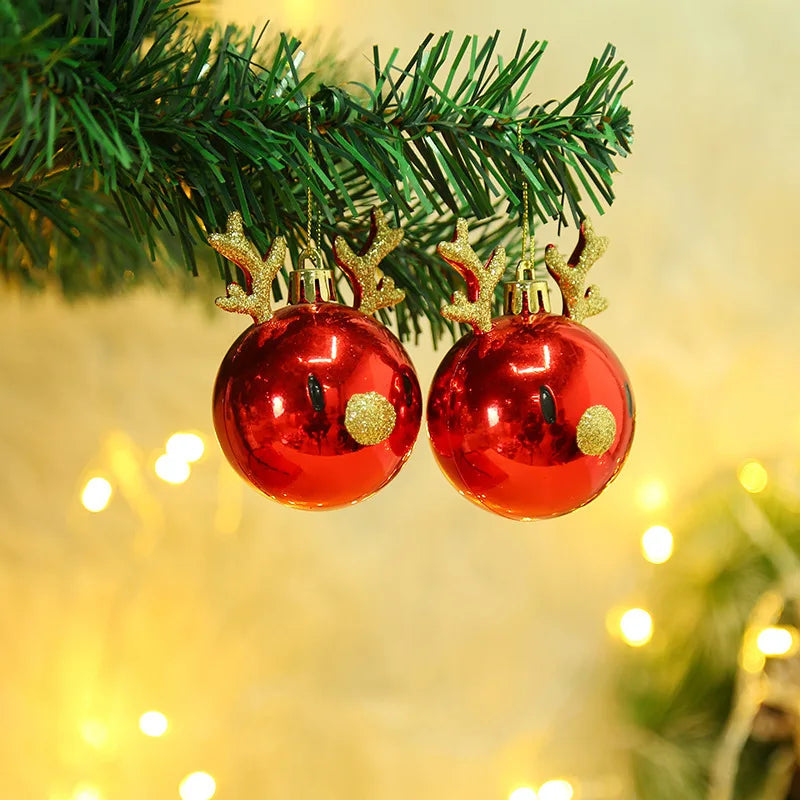Christmas Tree Hanging Ornament – Red & White Candy Cane Pendant for Xmas, Home Decor & New Year 2024