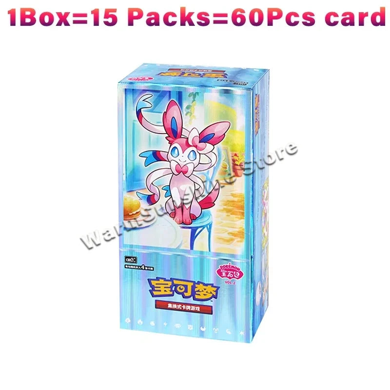 Original Pokemon TCG Gift Box - Simplified Chinese Sword & Shield Trading Card Game Set for Kids Birthday Gifts
