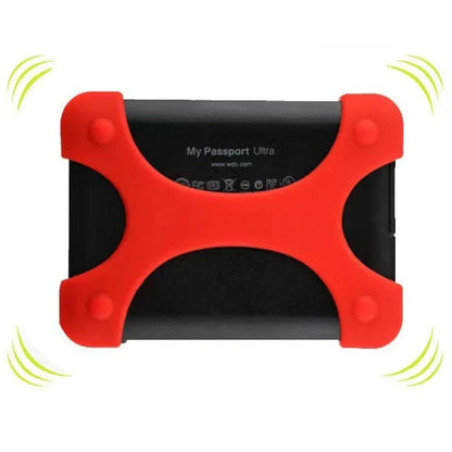 2.5" Portable Hard Drive Case - Silicone Protective Cover for WD External HDD & Colorful Drives