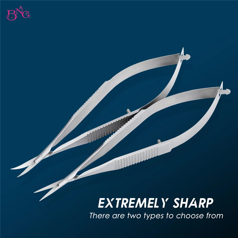 BNG Stainless Steel Cuticle Nipper & Dead Skin Remover Pliers – Straight Manicure & Eyebrow Scissors Beauty Tools
