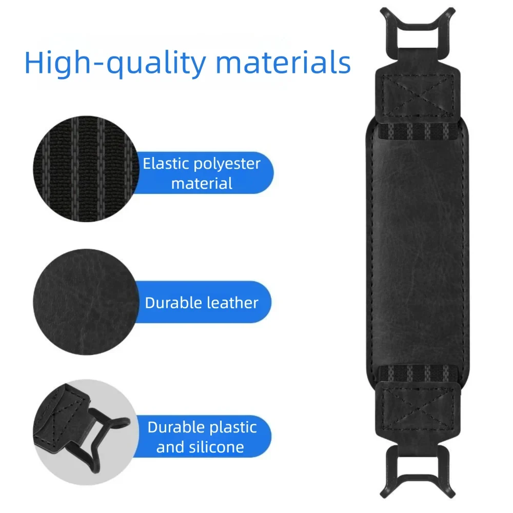 Leather Tablet Hand Strap - Universal Anti-Slip Anti-Drop EReader Holder for Kindle iPad Kobo Lenovo Sony & More