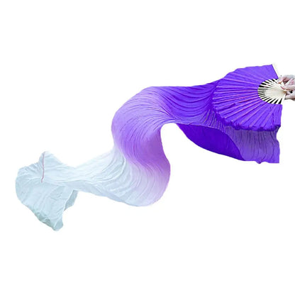 Hot Sell 150cm Gradient Ms. Belly Dancing Fan - Long Color Fans for Dance Practice