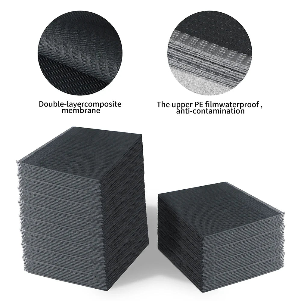 25/50/100PCS Disposable Tattoo Clean Pads - Waterproof Paper Tablecloths & Double Layer Sheets for Tattoo Accessories