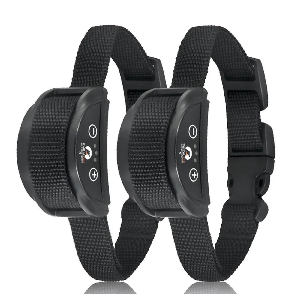 Anti-Bark Dog Collar - Adjustable 8-27 Inch Shock Training Collar for Small & Medium Dogs with Bark Control Device