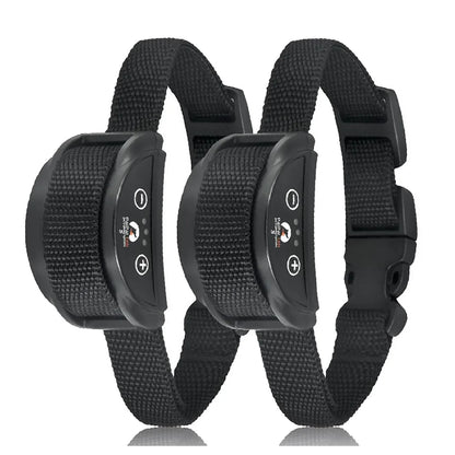 Anti-Bark Dog Collar - Adjustable 8-27 Inch Shock Training Collar for Small & Medium Dogs with Bark Control Device