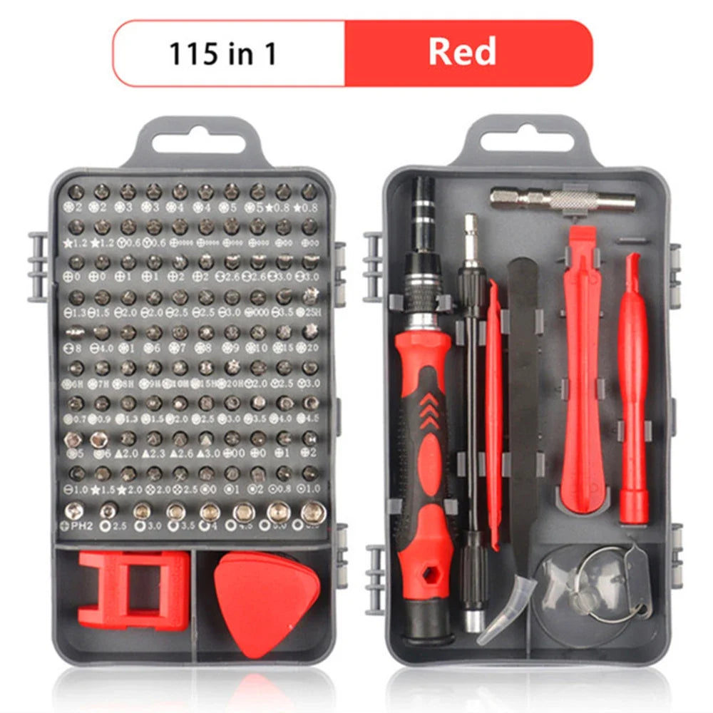 Precision Magnetic Screwdriver Set - Torx Hex Bit Kit for Mobile Phone Repair and Electronics Hand Tools