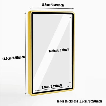 Aluminum Alloy Trading Card Holder - Gradient Metal Case for 35PT PSA & CGC Graded Card Protection