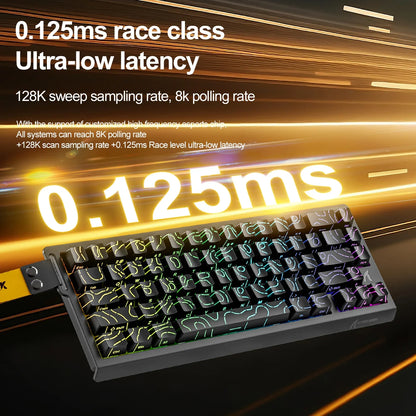 X68HE Attack Shark Magnetic Mechanical Gaming Keyboard – Wired Pro Gaming with 0.01mm Rapid Trigger, 8000Hz, SOCD/Rs 0.125ms